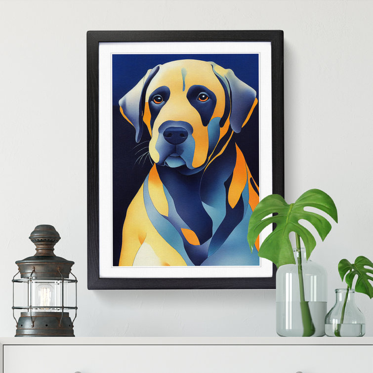 ClassicLiving Labrador Retriever Abstract Vol.7 Picture Frame Art